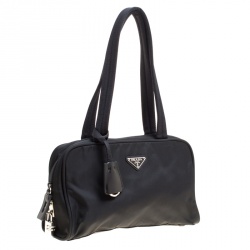 Prada Black Nylon Satchel 