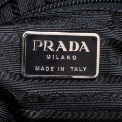 Prada Black Nylon Satchel 