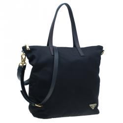 Pre Owned حقيبة برادا نايلون أسود مزينة