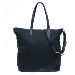 Pre Owned حقيبة برادا نايلون أسود مزينة