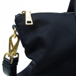 Pre Owned حقيبة برادا نايلون أسود مزينة