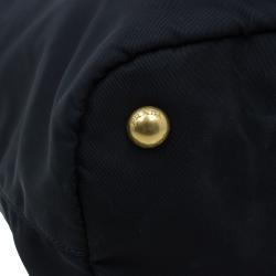 Pre Owned حقيبة برادا نايلون أسود مزينة