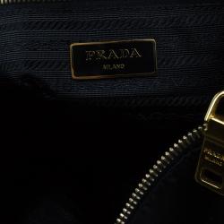 Pre Owned حقيبة برادا نايلون أسود مزينة