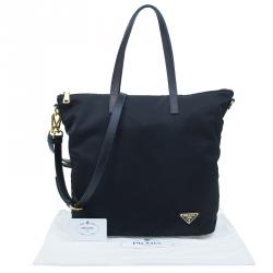 Pre Owned حقيبة برادا نايلون أسود مزينة