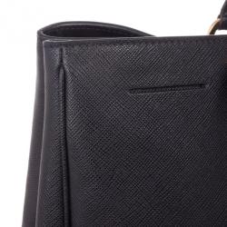مملوكة مسبقًا Prada Black Saffiano Lux Tote