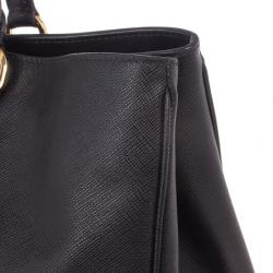 مملوكة مسبقًا Prada Black Saffiano Lux Tote