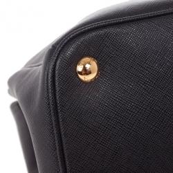 مملوكة مسبقًا Prada Black Saffiano Lux Tote