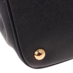 مملوكة مسبقًا Prada Black Saffiano Lux Tote