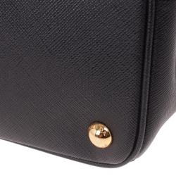 مملوكة مسبقًا Prada Black Saffiano Lux Tote