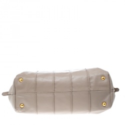 Pre Owned Prada Pomise Leather Shoulder Bag