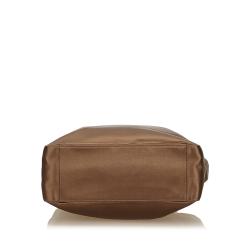Pre Owned Prada Brown Satin Everyday Bag