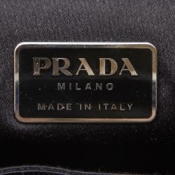 Pre Owned Prada Brown Satin Everyday Bag