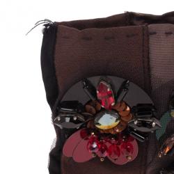 Pre Owned Prada Small Beaded and Satin Clutch