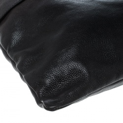 Pre Owned Prada Black/Grey Ombre Glace Leather Folders Clutch