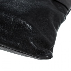 Pre Owned Prada Black/Grey Ombre Glace Leather Folders Clutch