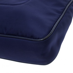 Pre Owned Prada Blue Nylon/Saffiano Leather Crossbody Bag