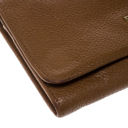 Pre Owned Prada Brown Leather Crossbody Bag