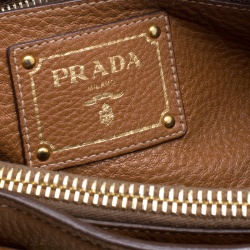 Pre Owned Prada Brown Leather Tote