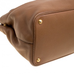 Pre Owned Prada Brown Leather Tote