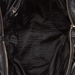 Pre Owned Prada Black Leather Everyday Bag