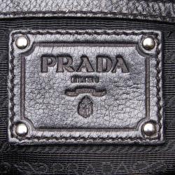 Pre Owned Prada Black Leather Everyday Bag