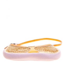 Pre Owned Prada Multicolor Mesh/Sequins and Leather Shoulder Bag