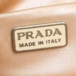 Pre Owned Prada Multicolor Mesh/Sequins and Leather Shoulder Bag