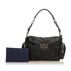 Pre Owned Prada Black Nylon Vintage Shoulder Bag