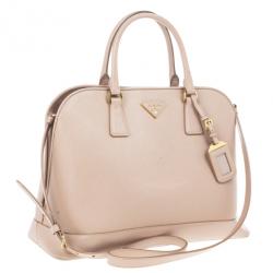 مملوكة مسبقًا Prada Pink Saffiano Cameo Top Handle Tote