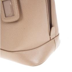 مملوكة مسبقًا Prada Pink Saffiano Cameo Top Handle Tote