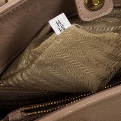 مملوكة مسبقًا Prada Pink Saffiano Cameo Top Handle Tote