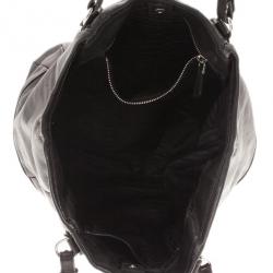 مملوكة مسبقًا Prada Black Leather Tote