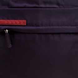 Pre Owned Prada Purple Nylon Tote