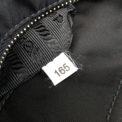 Pre Owned Prada Black Tessuto Nylon and Saffiano Leather Tote