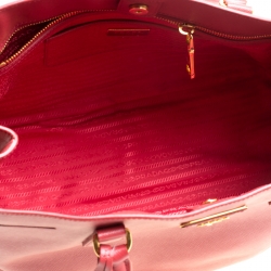 Pre Owned Prada Red Saffiano Lux Leather Large Tote
