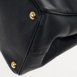 Pre Owned Prada Black Saffiano Lux Tote