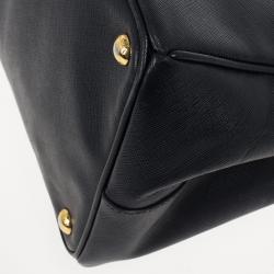 Pre Owned Prada Black Saffiano Lux Tote