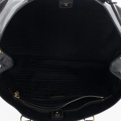 Pre Owned Prada Black Saffiano Lux Tote