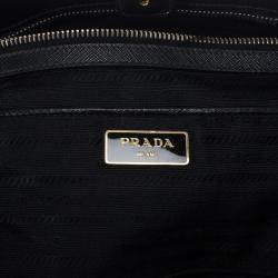 Pre Owned Prada Black Saffiano Lux Tote