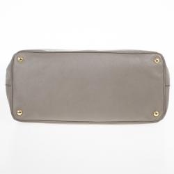 مملوكة مسبقًا Prada Saffiano Lux Grey Marmo Tote
