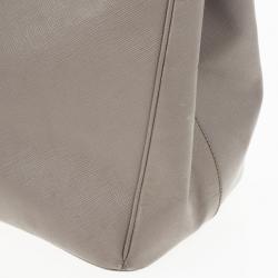 مملوكة مسبقًا Prada Saffiano Lux Grey Marmo Tote
