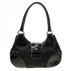 Prada Moon Re-Nylon and leather bag