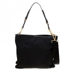 Pre Owned Prada Black Tessuto Nylon Top Handle Shoulder Bag