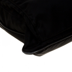 Pre Owned Prada Black Tessuto Nylon Top Handle Shoulder Bag