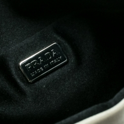 Pre Owned Prada Off-White Tessuto Nylon tote