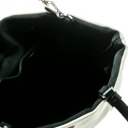 Pre Owned Prada Off-White Tessuto Nylon tote