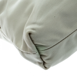 Pre Owned Prada Off-White Tessuto Nylon tote