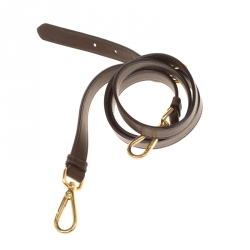 Pre Owned Prada Brown Leather Top Handle Bag