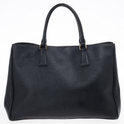 مملوكة مسبقًا Prada Black Saffiano Lux Tote Bag