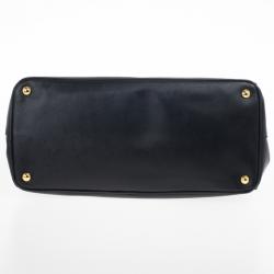 مملوكة مسبقًا Prada Black Saffiano Lux Tote Bag